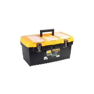 Perel <b>Toolbox</b> with <b>Metal</b> Latches - 486 x 267 x 242 mm - 31,4 L - Product Image 1