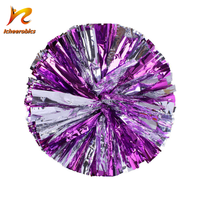 Icheerobics personnalisé 4 6 pouces PET Cheer Poms vente en gros Cheerleading Poms correspondance des couleurs gratuites