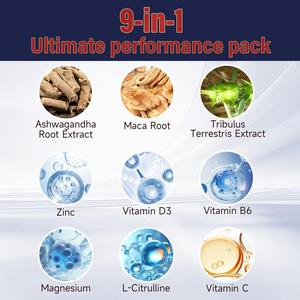 Gomitas de <span class=keywords><strong>Ashwagandha</strong></span> y Raíz de Maca para Energía Masculina, Aumento de Grosor y Longitud - Product Image 3