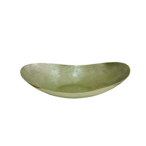 Venta caliente personalizado diseño de visón forma de barco bandeja de servicio hecha a mano de aluminio plateado para uso doméstico Hotel bandeja decorativa - Product Image 2