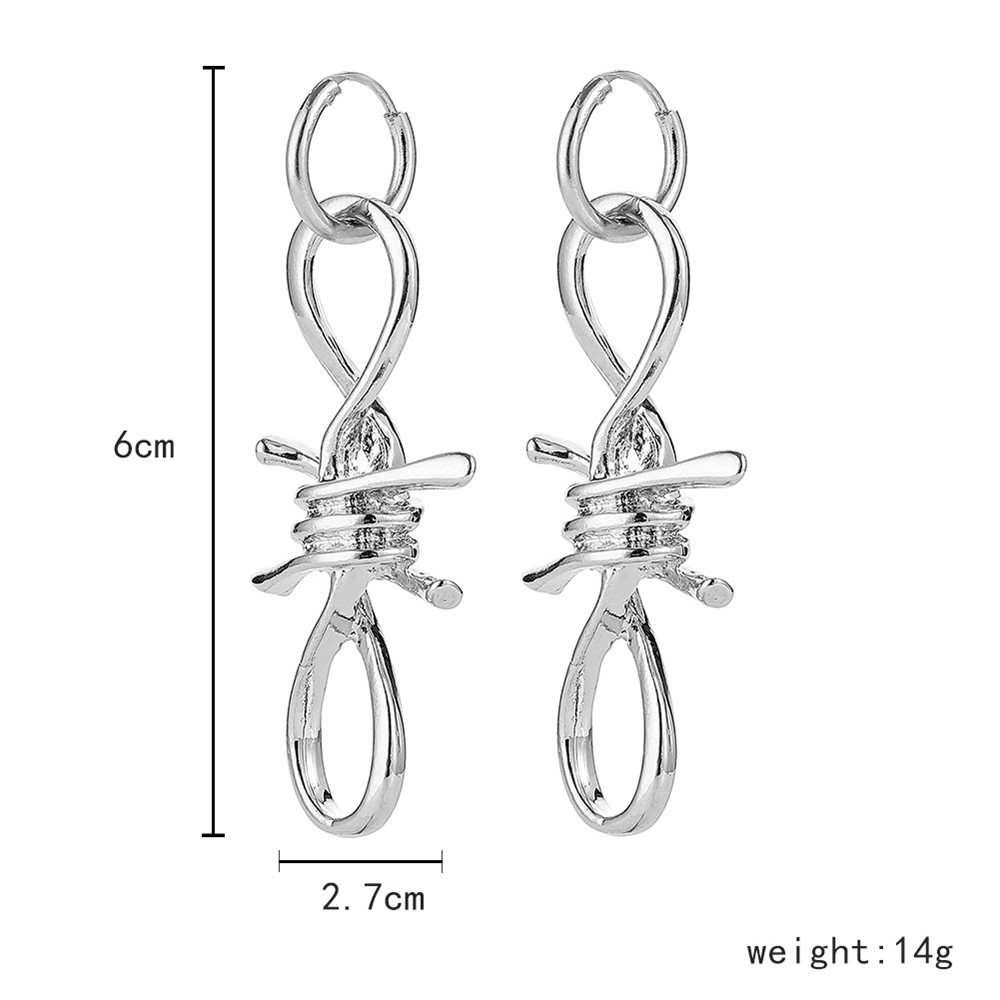 Collana Girocollo Gotica Con Spine E Catena Intrecciata – Unisex Vintage Punk, Filo Spinato, Ipoallergenica, Gioielli Personalizzati