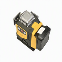 Niveau laser faisceau jaune-vert avec 2 batteries, télécommande, trépied et mallette de transport pour la pose de carrelage mural et la construction – Vente en gros OEM