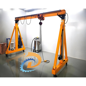 Chiều cao điều chỉnh 360 độ xoay di động giàn cần cẩu cho nhà máy kho - Product Image 4