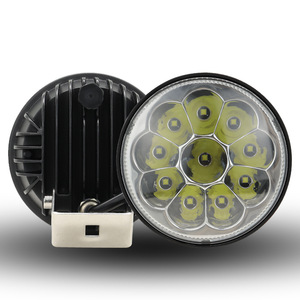 Automotive <b>Led</b> <b>Work</b> <b>Light</b> 4-Inch Round 10-Lamp Off-Road Spotlights Roof Mounted Focused Headlight Modification - Product Image 3