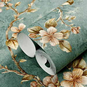 Papel Tapiz Autoadhesivo 3D con Diseño Floral, Removible, Impermeable, Estilo Americano para Sala de Estar, Dormitorio, Pared de TV - Product Image 2