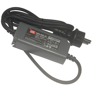 Meanwell Authorized OWA-60E-20 60W 20V 3A Single Output Moistureproof Switching Power Supply <b>Adapter</b> - Product Image 1