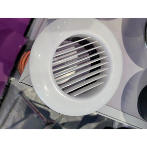 Diffuseur de climatisation industriel rond en plastique Intérieur Mur Plafond HVAC Sèche-linge <span class=keywords><strong>Grille</strong></span> de ventilation Solution de conception graphique - Product Image 5