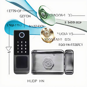 Serrure de porte intelligente extérieure étanche IP65 Enrique Tuya avec entrée sans clé par empreinte digitale et Wi-Fi pour porte en bois, compatible avec l'application Tuya - Product Image 3