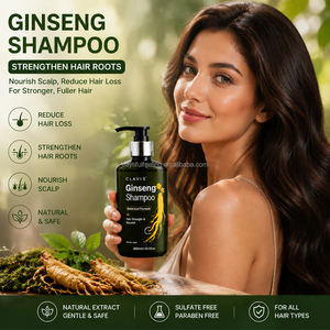 Champú y <span class=keywords><strong>Acondicionador</strong></span> 2 en 1 Nutritivo de Ginseng, Jengibre y Angélica, Control de Grasa, Cuidado del Cabello, Orgánico, Hipoalergénico, Disponible en Fábrica - Product Image 1