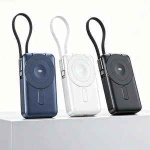 Batería Externa Magnética de <span class=keywords><strong>Carga</strong></span> Inalámbrica de 3000mah 5000mah 10000mah con Batería de Litio-Polímero Compatible con iPhone 17 Pro Max 16 15 14 13 12 - Product Image 2