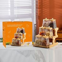 Bocaux de conservation en verre haut de gamme : Contenants hermétiques pour céréales, thé, noix et bonbons, parfaits comme cadeaux promotionnels