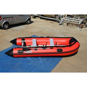 Gommone <span class=keywords><strong>da</strong></span> Pesca Sportivo Personalizzato 3,8m in PVC Saldato <span class=keywords><strong>da</strong></span> 1,2mm con Motore Fuoribordo 12HP per Intrattenimento e Gite Turistiche - Product Image 3