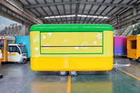 Food Truck Électrique Vintage - Camionnette Mobile pour Poulet Frit et Glaces