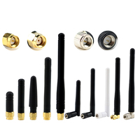 Antenne externe sans fil omnidirectionnelle pliable en caoutchouc, vente en gros d'usine, connecteur personnalisé, fréquence et taille sur mesure, 2.4G 5.8G 4G LTE
