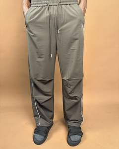 Pantalones Deportivos Casuales de Lona para Hombre 2025, Cintura Media, Pierna Recta, 100% Algodón, Ecológicos, Impermeables, de Bangladesh - Product Image 3