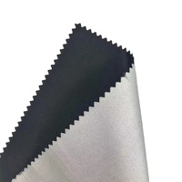 Tissu Oxford imperméable RPET revêtu d'argent 210D pour auvent imperméable auvent camping en plein air