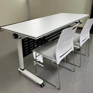 Meja Konferensi Pelatihan Modern Cocok untuk Pelatihan Karyawan Bergerak. Panel yang Tahan Lama Dapat Disambungkan. - Product Image 1
