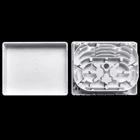 Caja de Distribución de Fibra Óptica FTTH de 4 Núcleos Bangbang TX-B-104, Terminal de Fibra Óptica SC/UPC de 4 Puertos 1310/1550nm para Redes 3G y WiFi