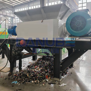 High Productivity Household Garbage Roller Shredder Machine Beverage Bottle <b>Shredding</b> Equipment - Product Image 6
