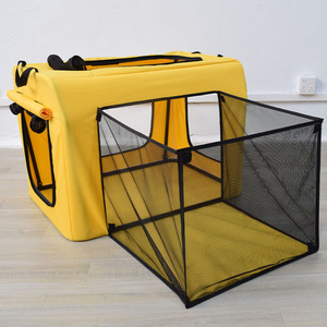 Sac à dos de luxe pliable Chien et chat Portable Outdoor Pet Carrier avec fermeture éclair Respirant Soft Fabric - Product Image 1