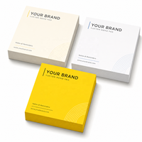Bloc-notes personnalisé avec impression numérique, bloc-notes carré personnalisé avec logo, papier cartonné pour notes de bureau, fournitures scolaires, cadeaux d'entreprise