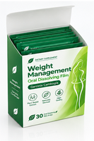 Films oraux minceur OEM à dissolution rapide, bandes orales détoxifiantes pour la perte de graisse et le stimulation du métabolisme, film oral détox portable
