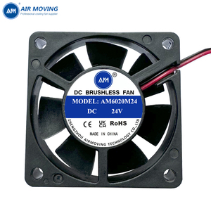 AM6020M24B 24V DC Ball Bearing Fan 60mm X 20mm Cooling Fan 2Pin Brushless Cooler 6020 For DIY Exhaust Ventilation
