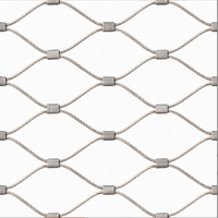 Filet de câble en acier inoxydable standard professionnel maille de câble en métal filet de corde à vendre