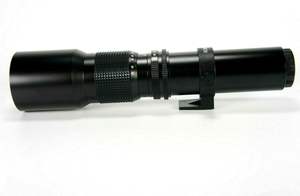 Lente Teleobjetivo de Enfoque Fijo de Alta Potencia de 500 mm F/8 para Observación de Aves y Deportes, Lentes de Cámara de Enfoque Manual para Cámaras DSLR - Product Image 4