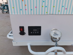 Điện thoại di động điện Trike ba bánh giỏ hàng đông lạnh kem bán hàng tự động xe đạp - Product Image 6