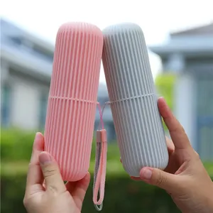 Portable <b>Toothpaste</b> Toothbrush Protect Holder Case Travel Camping Storage Box Organizer Travel Toiletries Storage Cup New Creat - Product Image 2