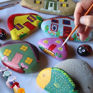 Non-Toxic 12-Color Acrylic <strong>Paint</strong> Set with 5ml Pigments &amp; 2 Brushes for Glass Canvas Paper Painting
