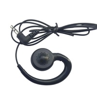 Écouteur mono filaire en forme de D avec crochet d'oreille, stéréo, pour système de guide touristique, fabriqué en Chine