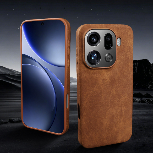 Premium Leather Phone Case for OPPO Find X9 Ultra X8 Pro X7 Ultra X6 Reno 9 Pro Plus Shockproof Anti-Slip Coque Back Cover