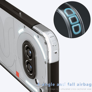 For <span class=keywords><strong>Nothing</strong></span> <span class=keywords><strong>Phone</strong></span> 2A / 2a Plus 6,7 "<span class=keywords><strong>Funda</strong></span> ultrafina Soft TPU Frame Clear Matte PC Back <span class=keywords><strong>Funda</strong></span> a prueba de golpes Coque Fundas - Product Image 3