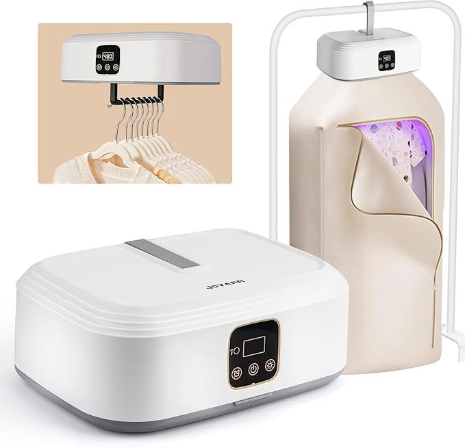 Séchoir à Linge Portable Pliable - Mini Sèche-linge Pompe à Chaleur Avec Télécommande - Pour Appartement, Voyage, Camping