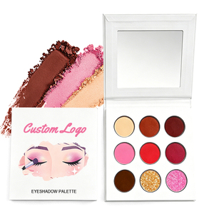 Palette <span class=keywords><strong>de</strong></span> fards à paupières professionnelle en carton, sans <span class=keywords><strong>marque</strong></span>, couleur personnalisée, fini scintillant et mat, fard à paupières à <span class=keywords><strong>marque</strong></span> privée, 9 couleurs, résistant à <span class=keywords><strong>l</strong></span>'eau - Product Image 2