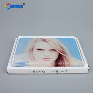 Cadre <span class=keywords><strong>photo</strong></span> personnalisé par sublimation BL-07 <span class=keywords><strong>sur</strong></span> <span class=keywords><strong>verre</strong></span> - Product Image 2