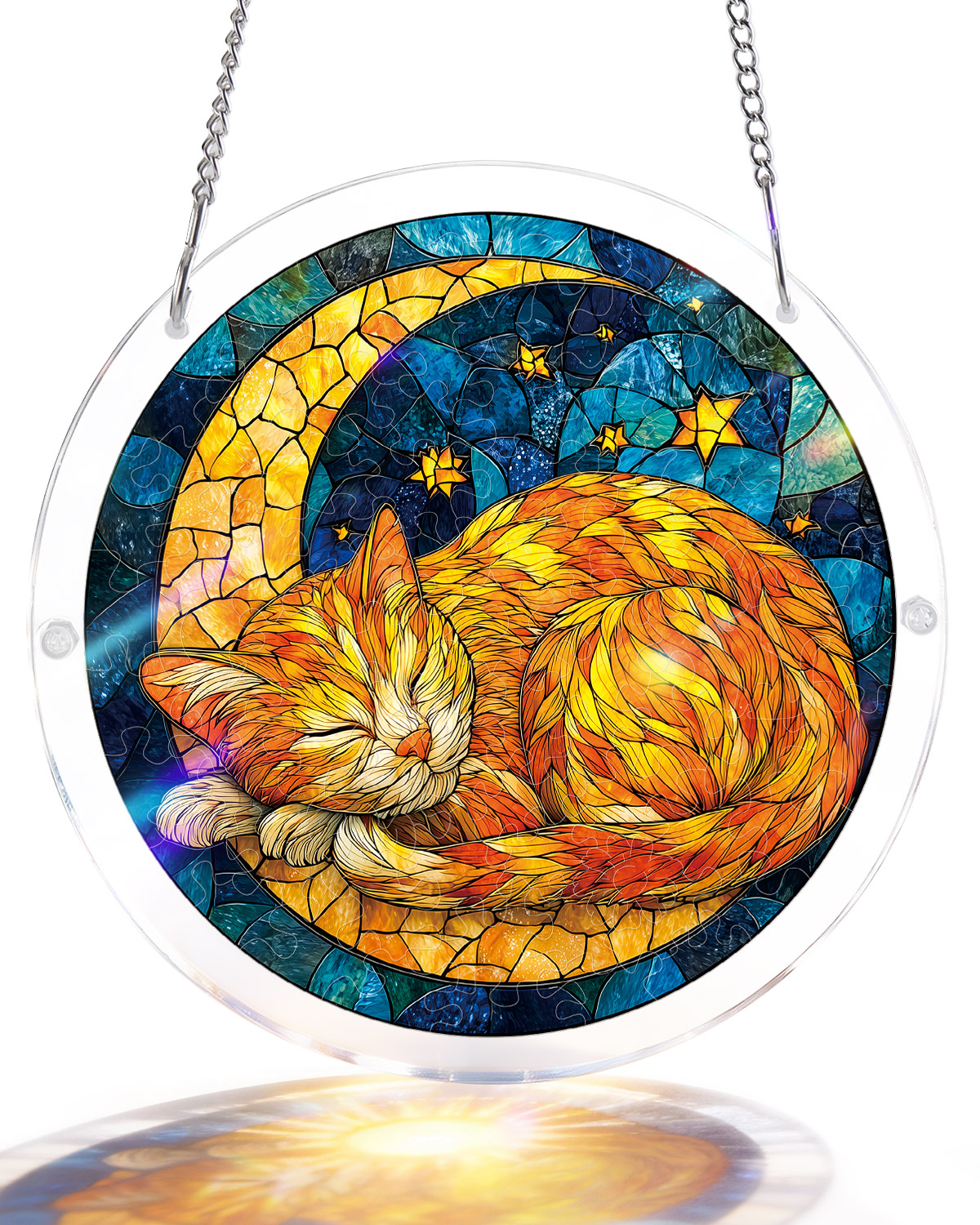 Gato luna estrellada