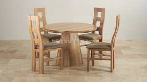 Thiết Kế Mới Giá Rẻ Sử Dụng Gỗ Sồi Phòng Ăn Đồ Nội Thất Bàn Và 6 Ghế Để Bán E5002 - Product Image 2