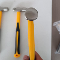 Marteau à bille en plastique moleté antidérapant en acier au carbone traité thermiquement pour les mécaniciens professionnels