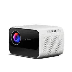 Wanjiang K10 connect Wifi smart stereo speaker LED lamp projector Football Portable Video Movie Home Theater 4K Projector