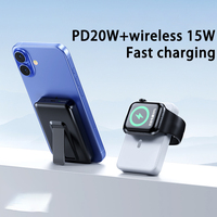 Nuevo Cargador Portátil Inalámbrico Magnético de 15W y 10000mAh con Soporte, Carga Rápida