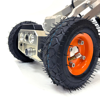 Robot d'inspection de canalisations d'égouts électrique avec caméra CCTV, système de caméra robotique pour inspection de pipeline
