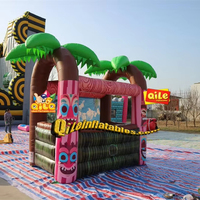 Kiosque-bar gonflable d'extérieur pour les fêtes d'été, équipement de jeux aquatiques pour piscine et plage