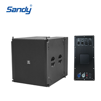 Système de sonorisation Sandy LE12SP 1200W avec enceintes Line Array et caisson de basses actif de 18 pouces pour spectacles sur scène