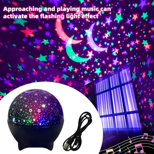 Lampada Notturna Romantica a Forma di Stella per Bambini, con Batteria Inclusa, Luce Bianca Calda Dimmerabile - Product Image 2