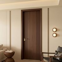 Porte intérieure en bois sur mesure pour chambre à coucher, moderne, peinte, simple, résidentielle