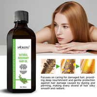 Huile capillaire à la rosmarine Mokeru 100 ml, marque privée Mokeru, pour la croissance des cheveux, prix d'usine, OEM bienvenu