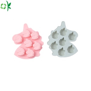 Oksilicone แม่พิมพ์เค้กซิลิโคน7ช่องแบบใช้ซ้ำได้สำหรับเครื่องครัวแม่พิมพ์เค้กซิลิโคนรูปตลกสำหรับอบเค้กคัพเค้ก - Product Image 4